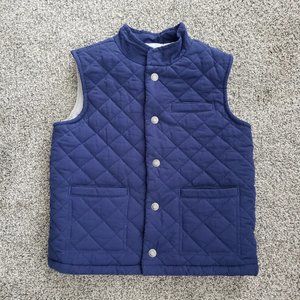 Janie & Jack Blue Quilted Vest  Size 3-4